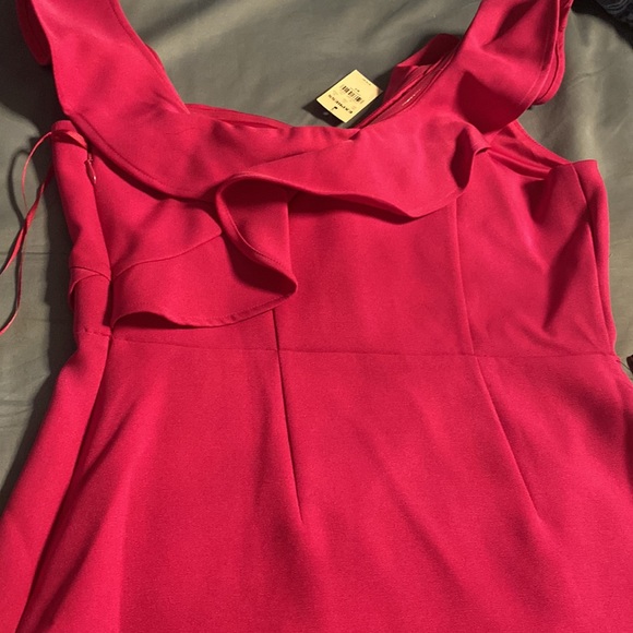 Express Medium Petite Fuchsia Mini Dress - Picture 4 of 4